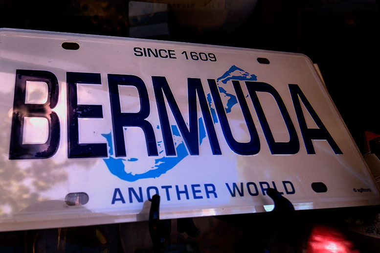 Bermuda license plate