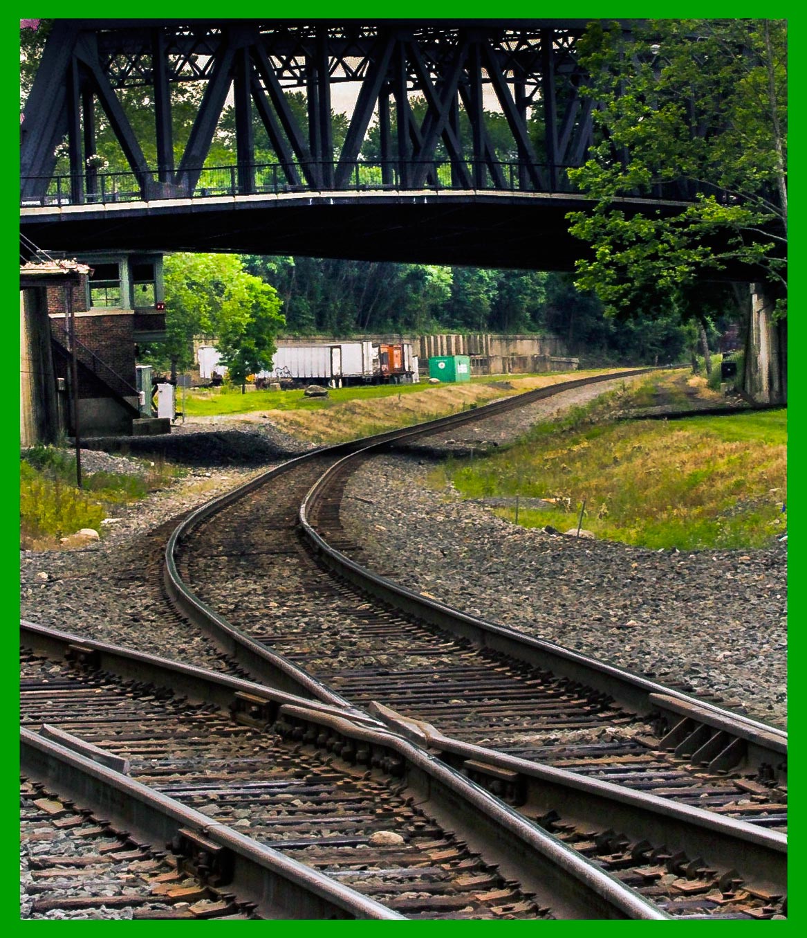 bridge and tracks