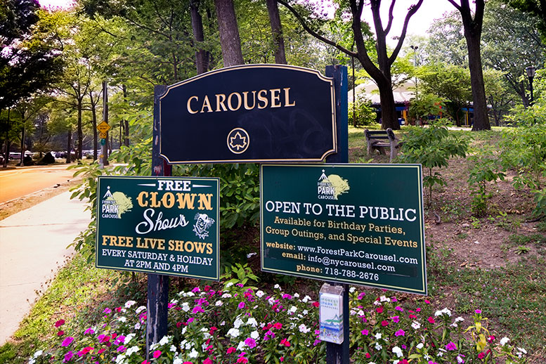 carousel sign
