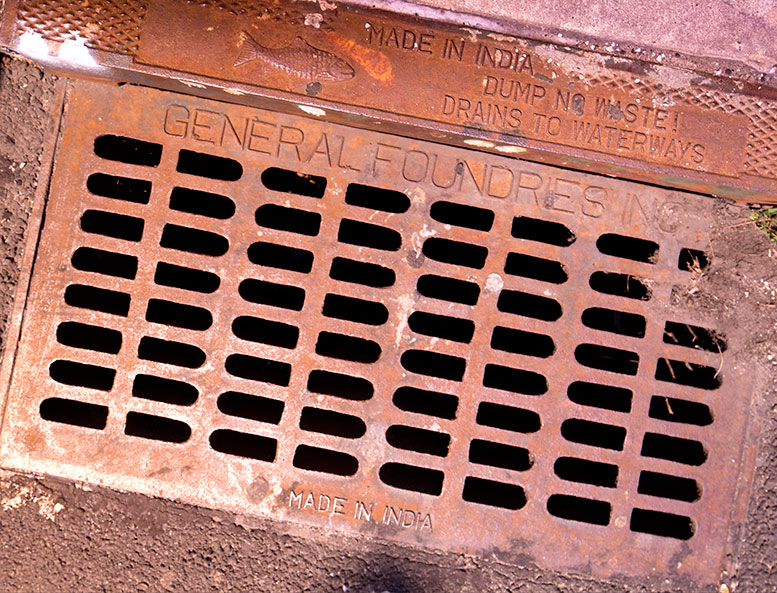 sewer plate