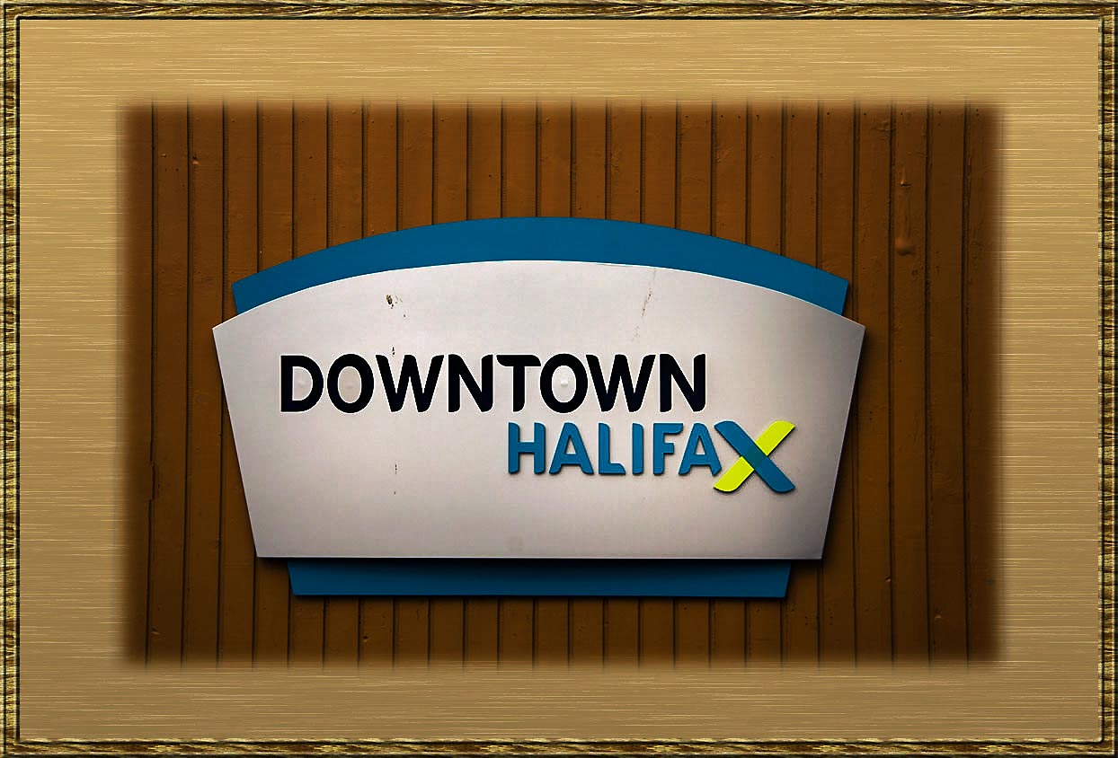 downtown Halifax sign