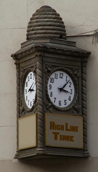 High Line clock
