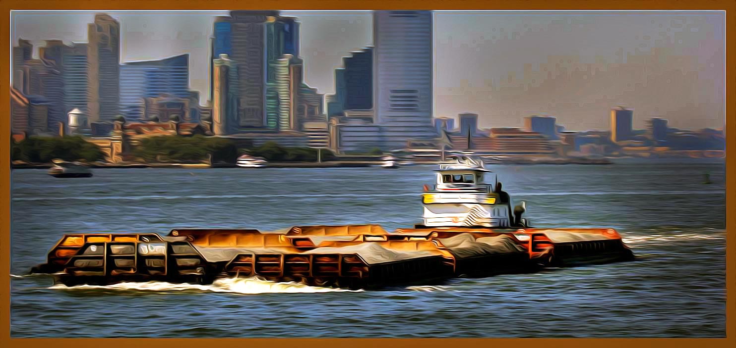 barge on the bay new york
