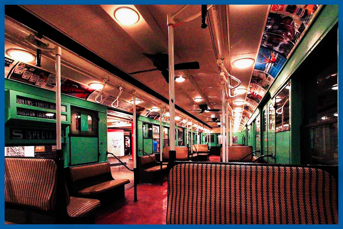 vintage subway car