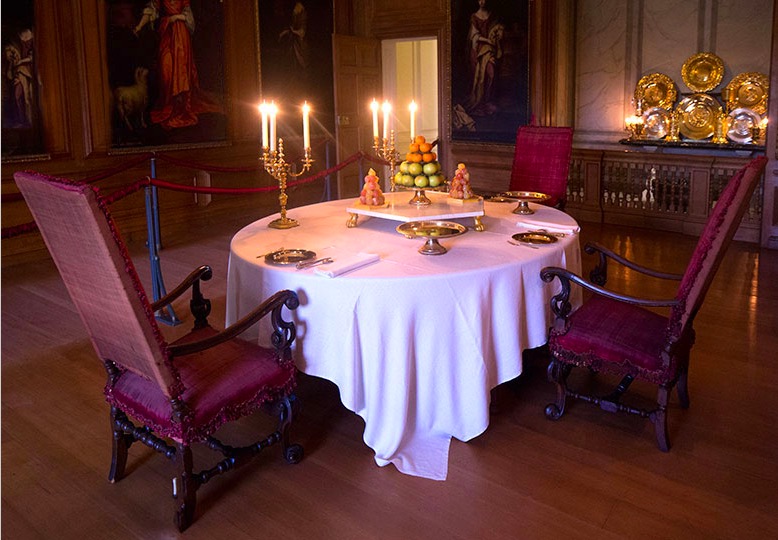 dinner table Hampton Court Palace